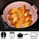 FORMA DE SILICONE PRA FRITADEIRA AIR FRYER MICRO-ONDAS COM ALÇA